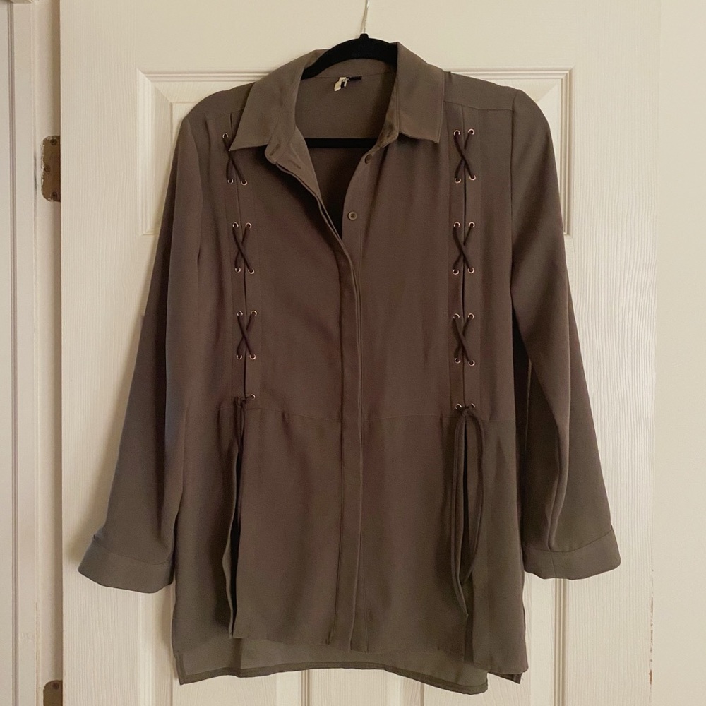 Topshop button down top